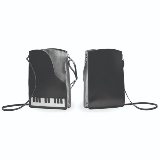 Picture of PIANO LEATHER SHOULDER BAG